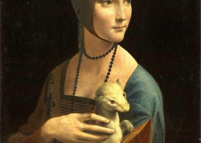 Portrait of Cecilia Gallerani (Lady with the Ermine), about 1488